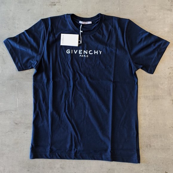 givenchy navy t shirt